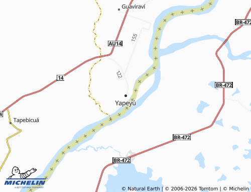 Mapa MICHELIN Yapeyú - ViaMichelin