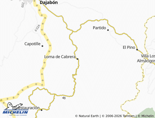 MICHELIN Loma de Cabrera map - ViaMichelin
