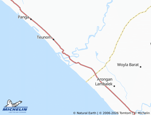 MICHELIN Teupin Ara map - ViaMichelin