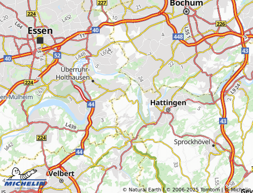 MICHELIN Dumberg map - ViaMichelin