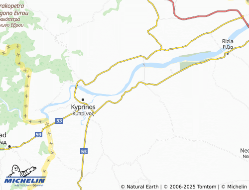 Carte MICHELIN Ammovouno - ViaMichelin
