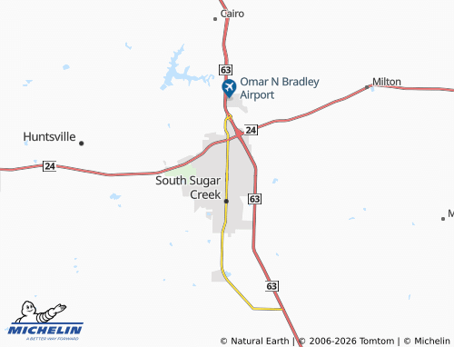 Mappa MICHELIN Moberly - ViaMichelin
