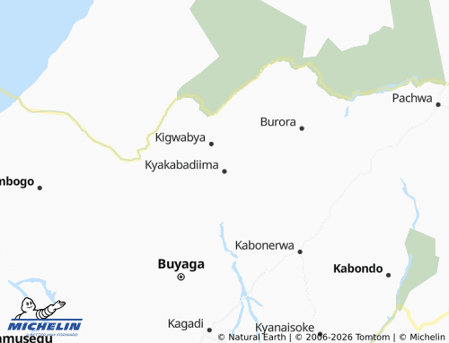 Mappa MICHELIN Kyakabadiima - ViaMichelin