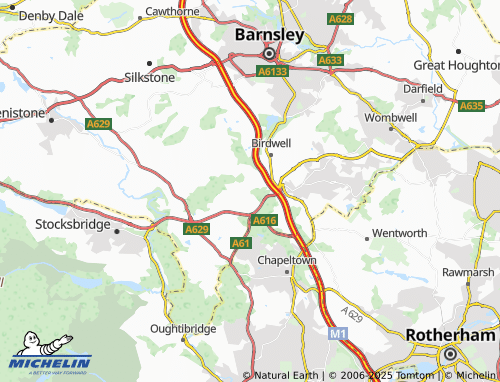 MICHELIN Pilley map - ViaMichelin
