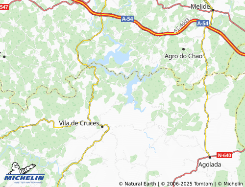 MICHELIN Arnego (Santa María) map - ViaMichelin