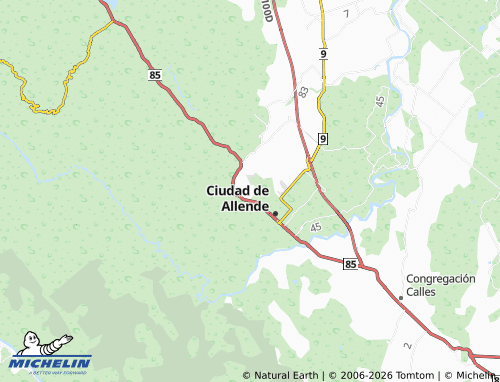MICHELIN Arcángeles map - ViaMichelin