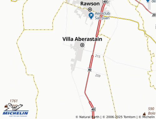 MICHELIN-Landkarte Villa Aberastain-la Rinconada - ViaMichelin