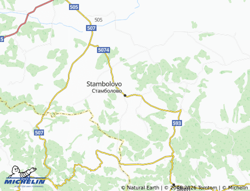 Mappa MICHELIN Stambolovo - ViaMichelin