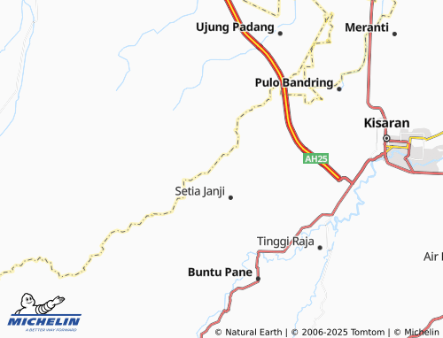 MICHELIN Silau Maraja map - ViaMichelin