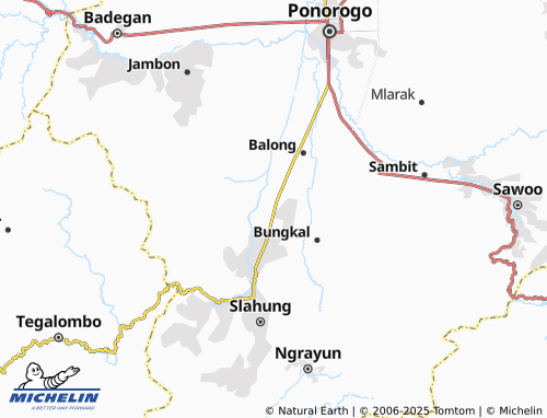 MICHELIN Nailan map - ViaMichelin