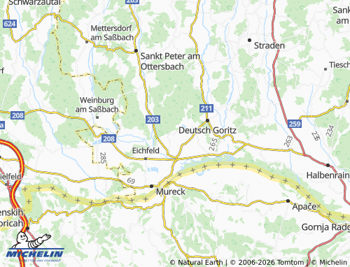 Mappa MICHELIN Helfbrunn - ViaMichelin