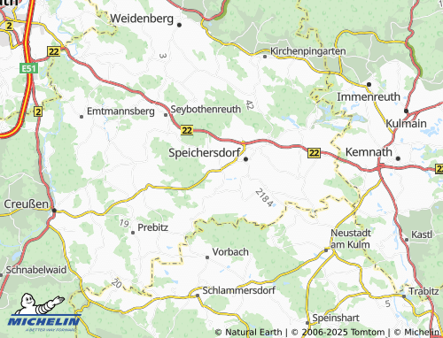 Kaart MICHELIN Windischenlaibach - ViaMichelin