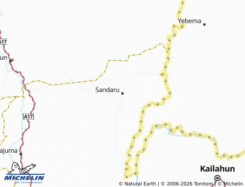Mappa MICHELIN Sandaru - ViaMichelin