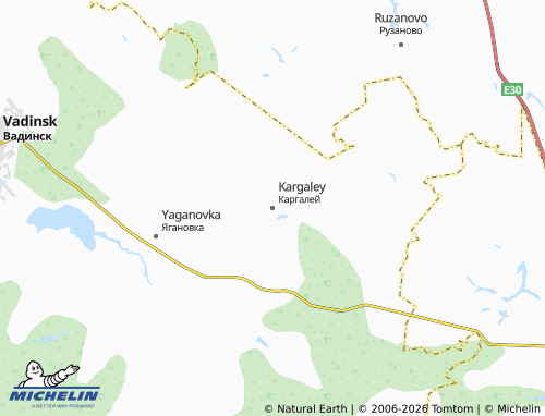 MICHELIN-Landkarte Kargaley - ViaMichelin