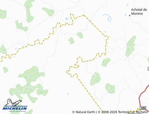 MICHELIN Zapotitán map - ViaMichelin