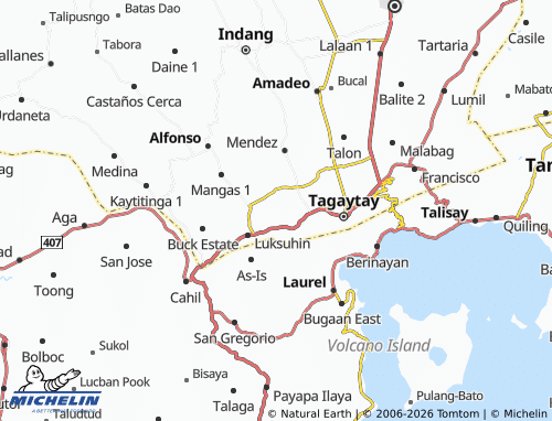 MICHELIN Zambal map - ViaMichelin