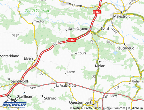 MICHELIN Le Cours map - ViaMichelin