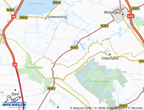 Carte MICHELIN Spanga - ViaMichelin