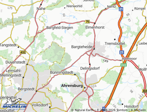 Mappa MICHELIN Klein Hansdorf - ViaMichelin