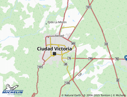MICHELIN Emiliano Zapata map - ViaMichelin