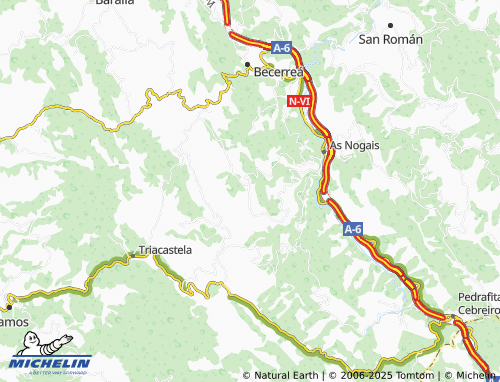 MICHELIN Torés (San Xoán) map - ViaMichelin