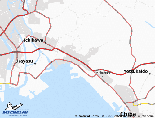 Mapa MICHELIN Funabashi - ViaMichelin