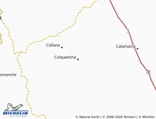 MICHELIN Colquencha map - ViaMichelin