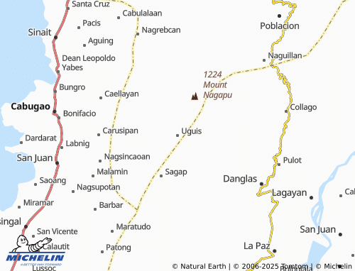 Carte MICHELIN Uguis - ViaMichelin
