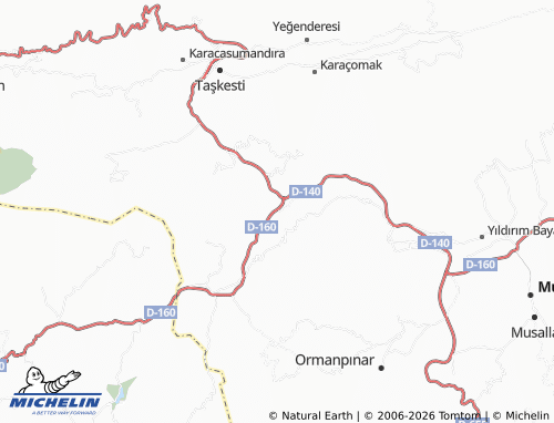 MICHELIN-Landkarte Çavuşdere - ViaMichelin