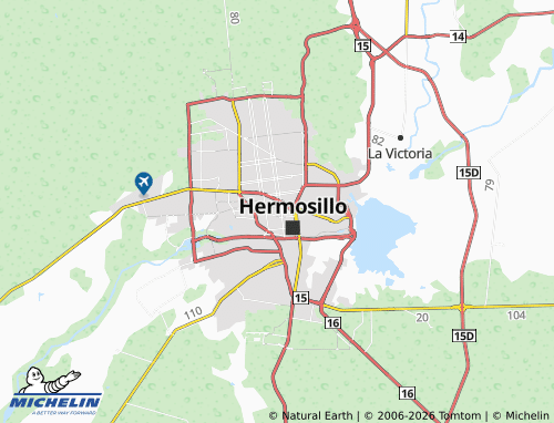 MICHELIN Valle Escondido map - ViaMichelin