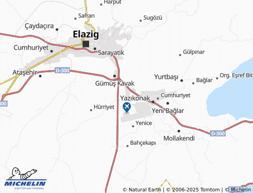 MICHELIN Akçakiraz map - ViaMichelin