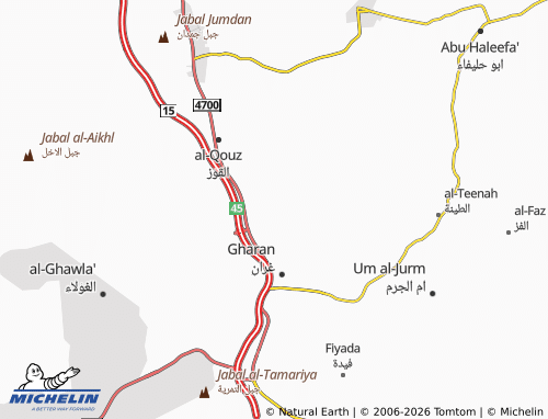 MICHELIN-Landkarte al-Nuzhah - ViaMichelin