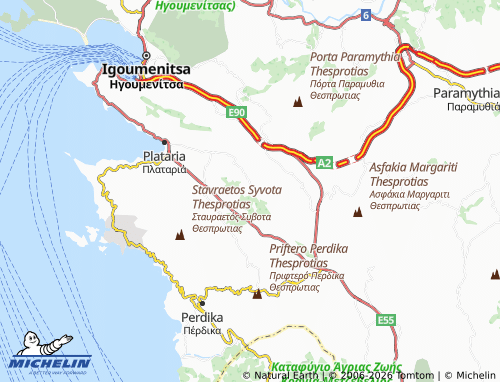 Mappa MICHELIN Kodra - ViaMichelin