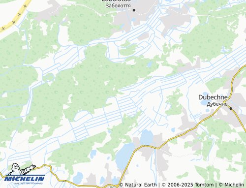 MICHELIN Yarevyshche map - ViaMichelin