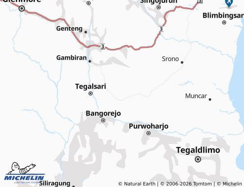 MICHELIN Jajag map - ViaMichelin
