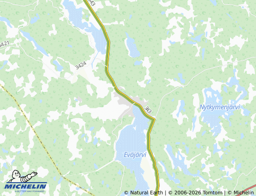 MICHELIN Halli map - ViaMichelin