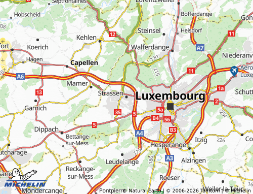 Mapa MICHELIN Strassen - ViaMichelin