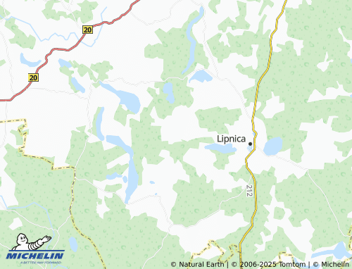 MICHELIN Prądzona map - ViaMichelin