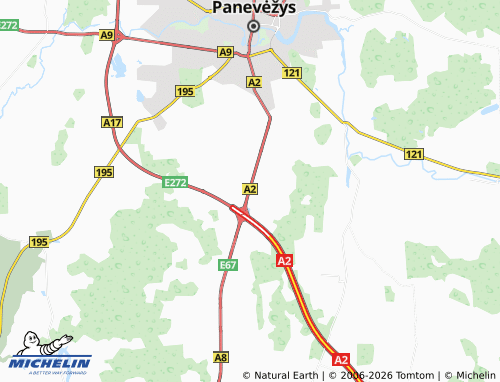 Mappa MICHELIN Šilagalys - ViaMichelin
