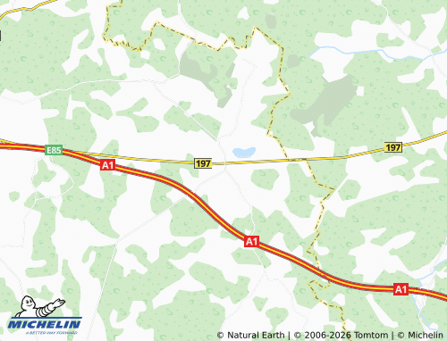 Mappa MICHELIN Endriejavas - ViaMichelin