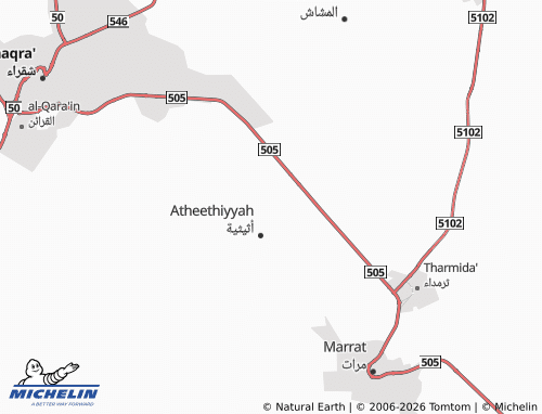MICHELIN King Abdullah map - ViaMichelin