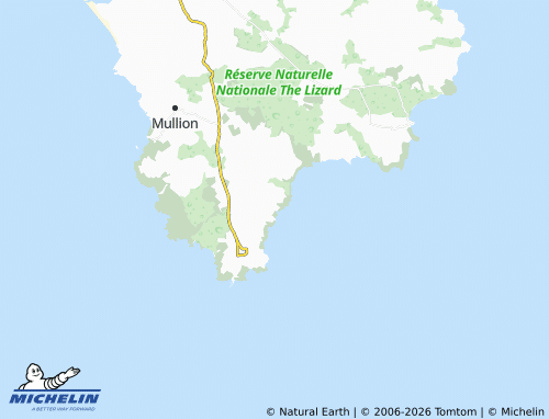 MICHELIN Cadgwith map - ViaMichelin
