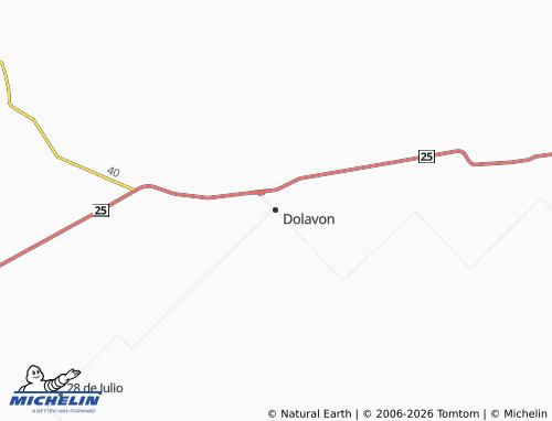 MICHELIN Dolavon map - ViaMichelin