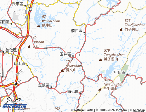 Mapa MICHELIN yu jing qu - ViaMichelin