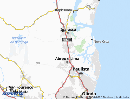 MICHELIN Bonfim map - ViaMichelin