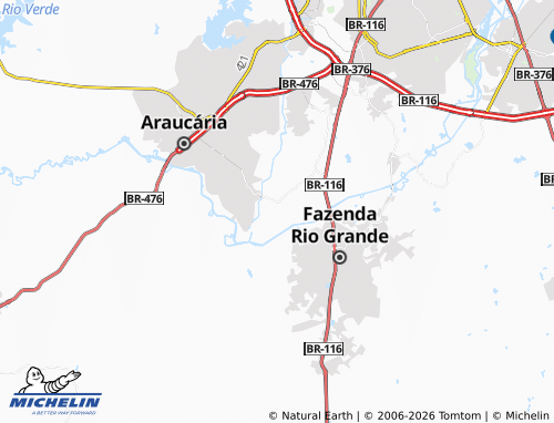 MICHELIN-Landkarte Caximba - ViaMichelin