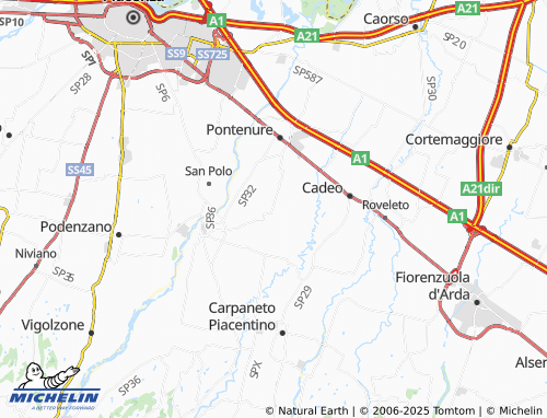 MICHELIN Valconasso map - ViaMichelin