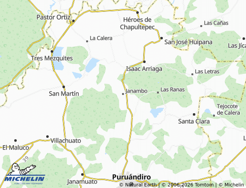 MICHELIN Janambo map - ViaMichelin