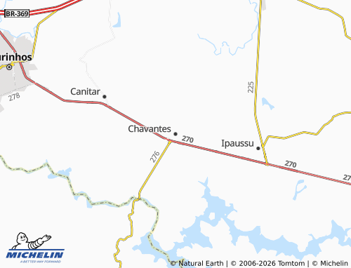 Mapa MICHELIN Chavantes - ViaMichelin