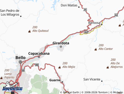 Mapa MICHELIN La Ceiba - ViaMichelin